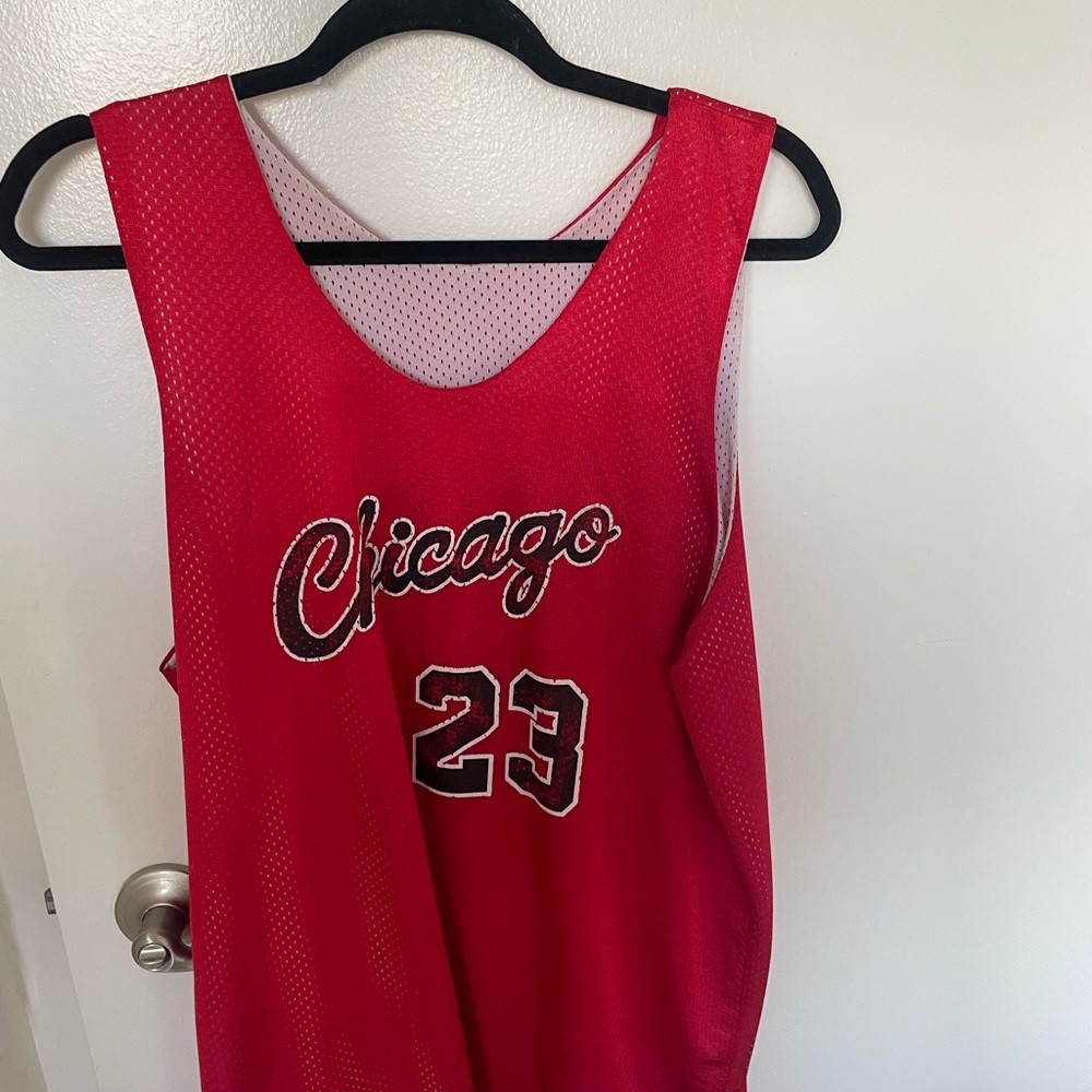 Chicago lollapalooza Red Basketball Jersey